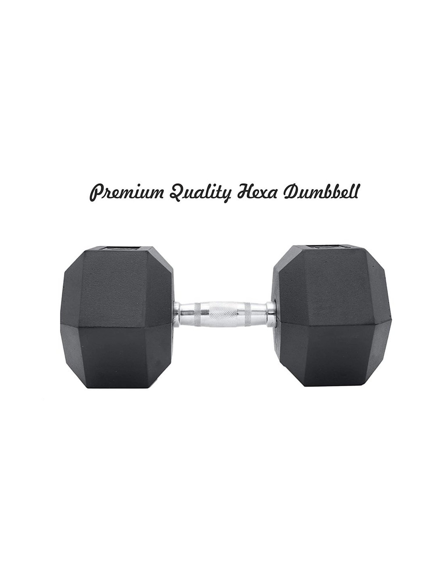 Protoner Hexagonal Fixed Dumbbells Pair of 2.5 kg (Black)