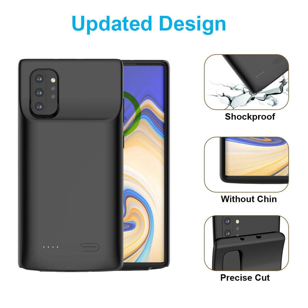 For  Galaxy Note 10+ 5G Battery Charger Case Power Bank Charging Pack