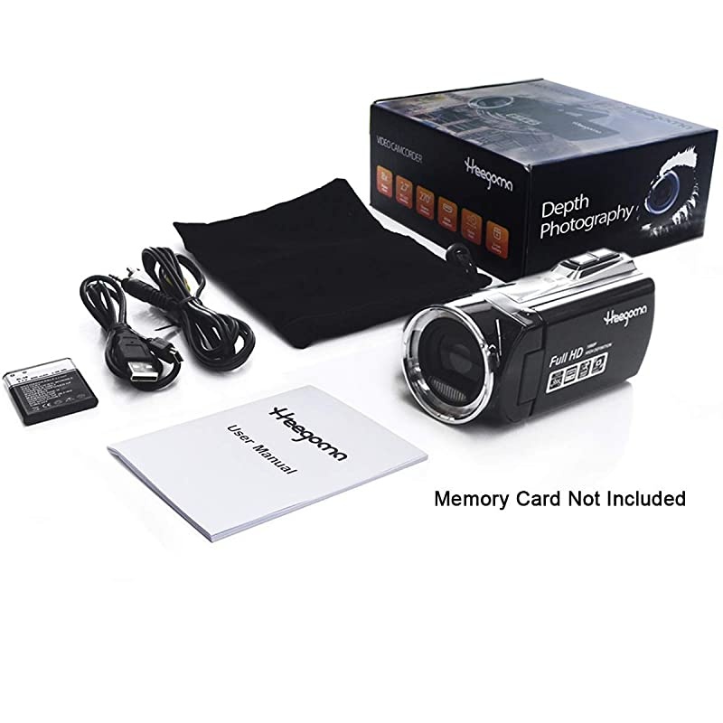 Camera Camcorders Digital Camera Recorder FHD 1080P 12MP 2.7 Inch 270 Degree Rotation Screen 8X Digital Zoom Camcorder Vlog Camera Digital Camcorder with Rechargeable Battery