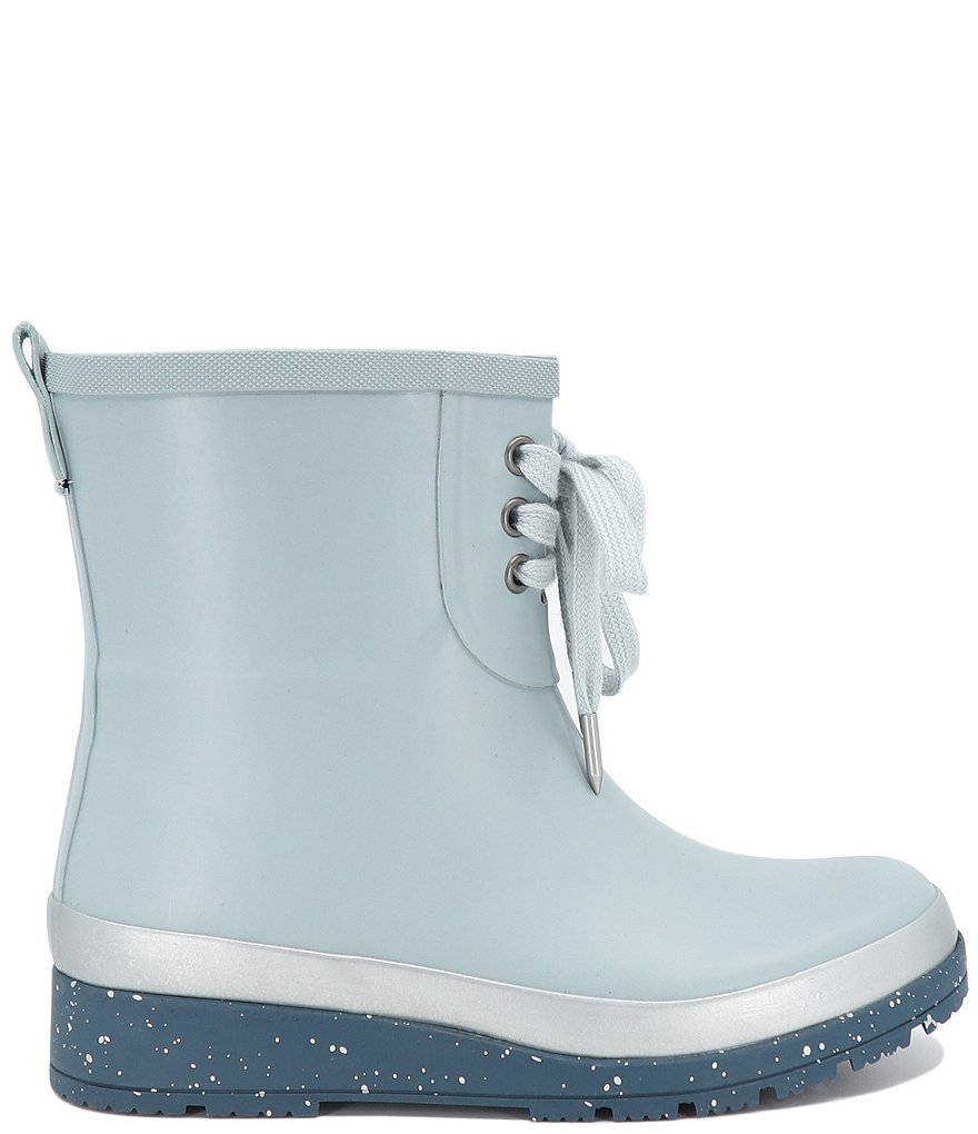 Splendid Dawn Lace Front Wedge Rain Booties