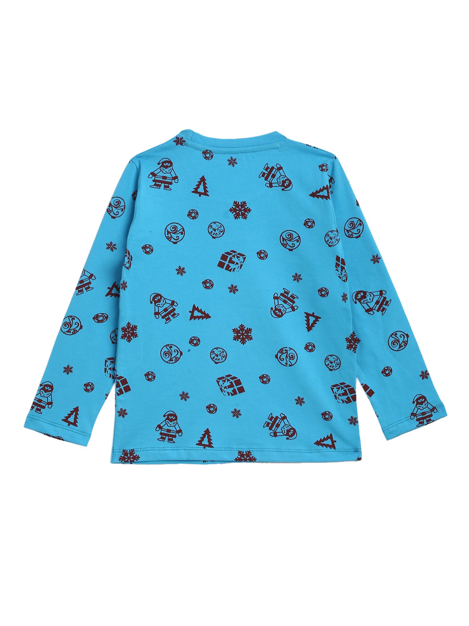 Kids Craft Blue Printed T-Shirt with Pyjamas