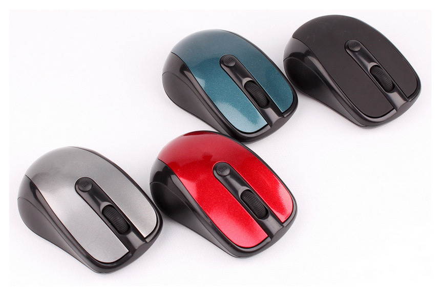 Wireless Mouse 2.4GHz Optical Blue Light Wireless Mouse Nano USB Receiver Mice Cordless Game Mouse 12 Months Battery life 1200DPI for Desktop/Laptop