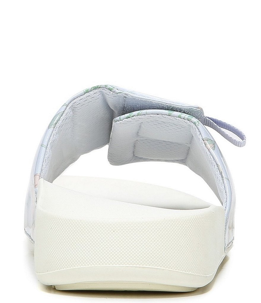 Vionic Keira Floral Print Adjustable Slides