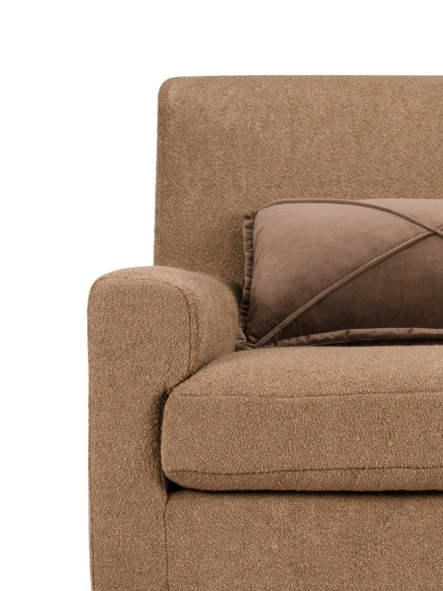 Durian Melania Cigar Brown Fabric Rocker Chairs