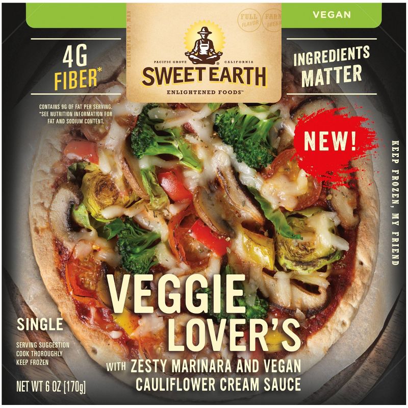 Sweet Earth Frozen Veggie Lover's Pizza - 6oz