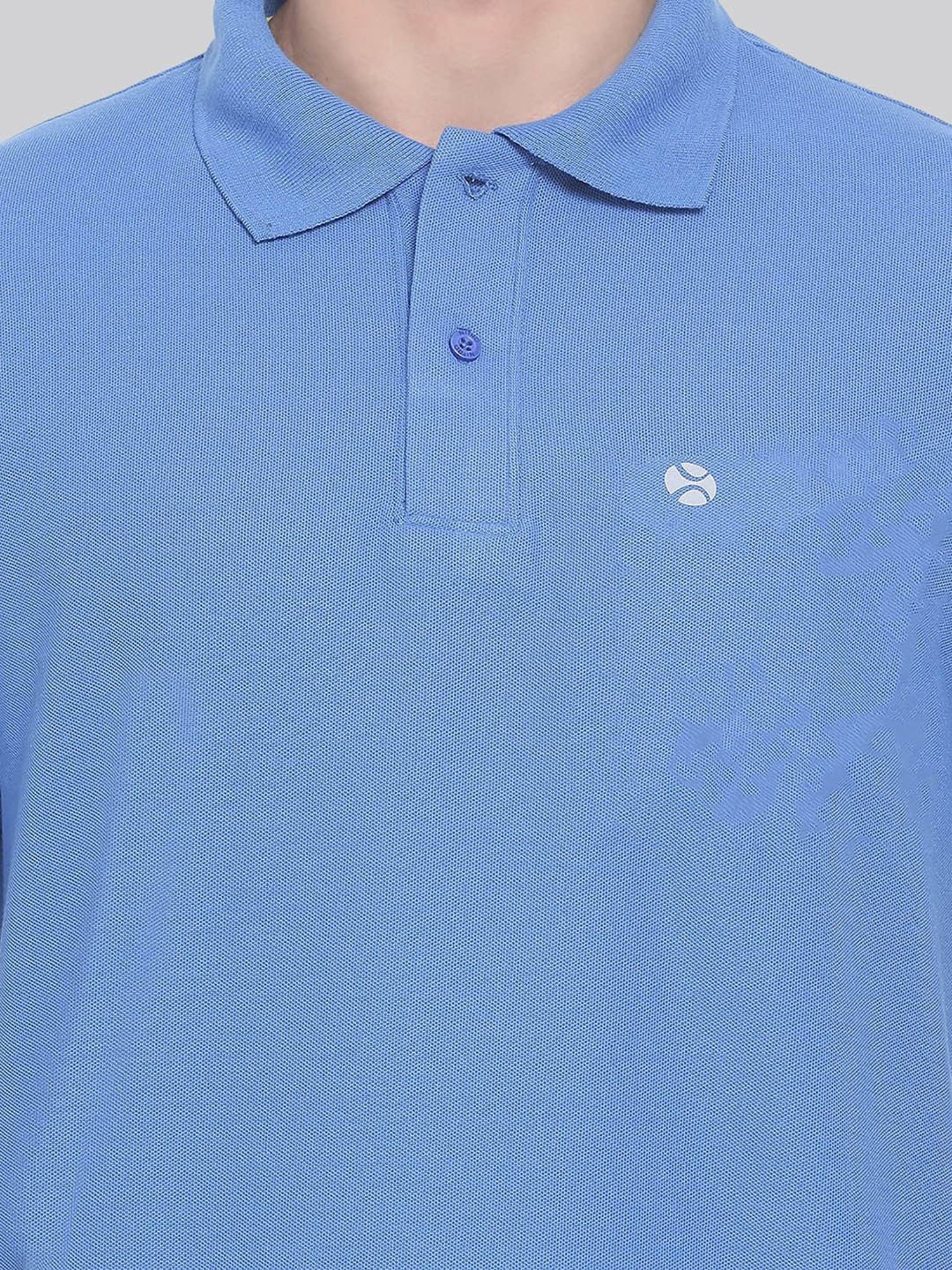 Lux Nitro Indigo Blue Regular Fit Polo T-Shirt