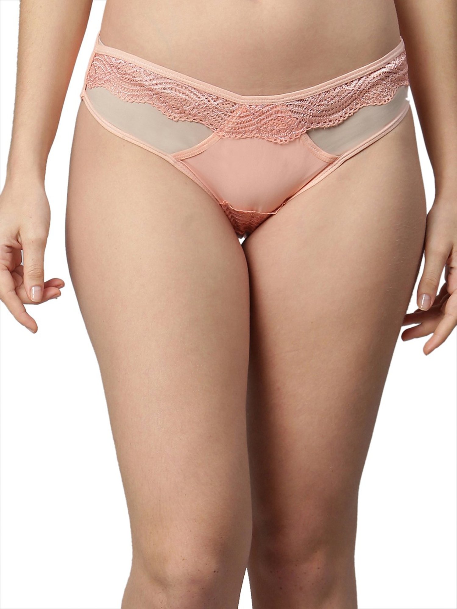 Cukoo Multicolor Lace Bikini Panty - Pack of 3