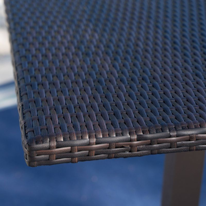 Ariesa 3pc Outdoor Bar Set - White & Gray - CosmoLiving