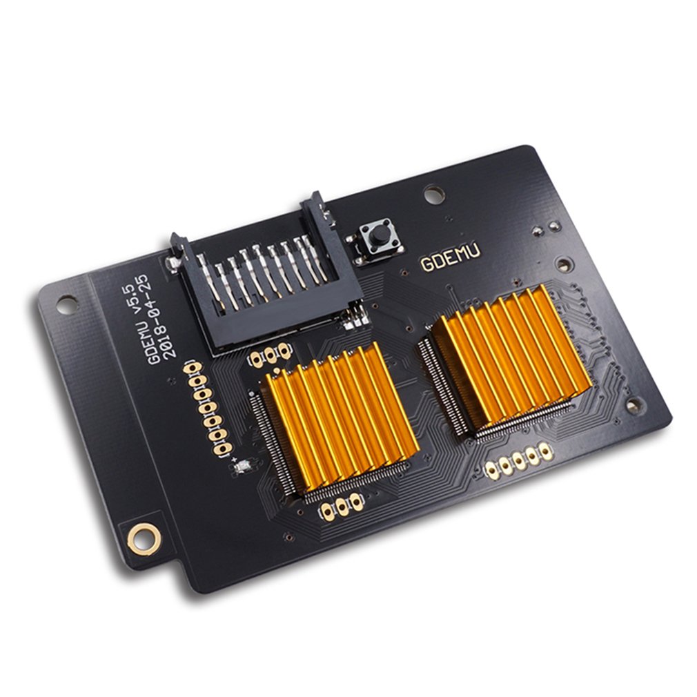 Game Optical Drive Simulation Board Ultima Version For Gdemu V5.5 Disk With Heat Sink For Sega For Gdemu V5.5,black