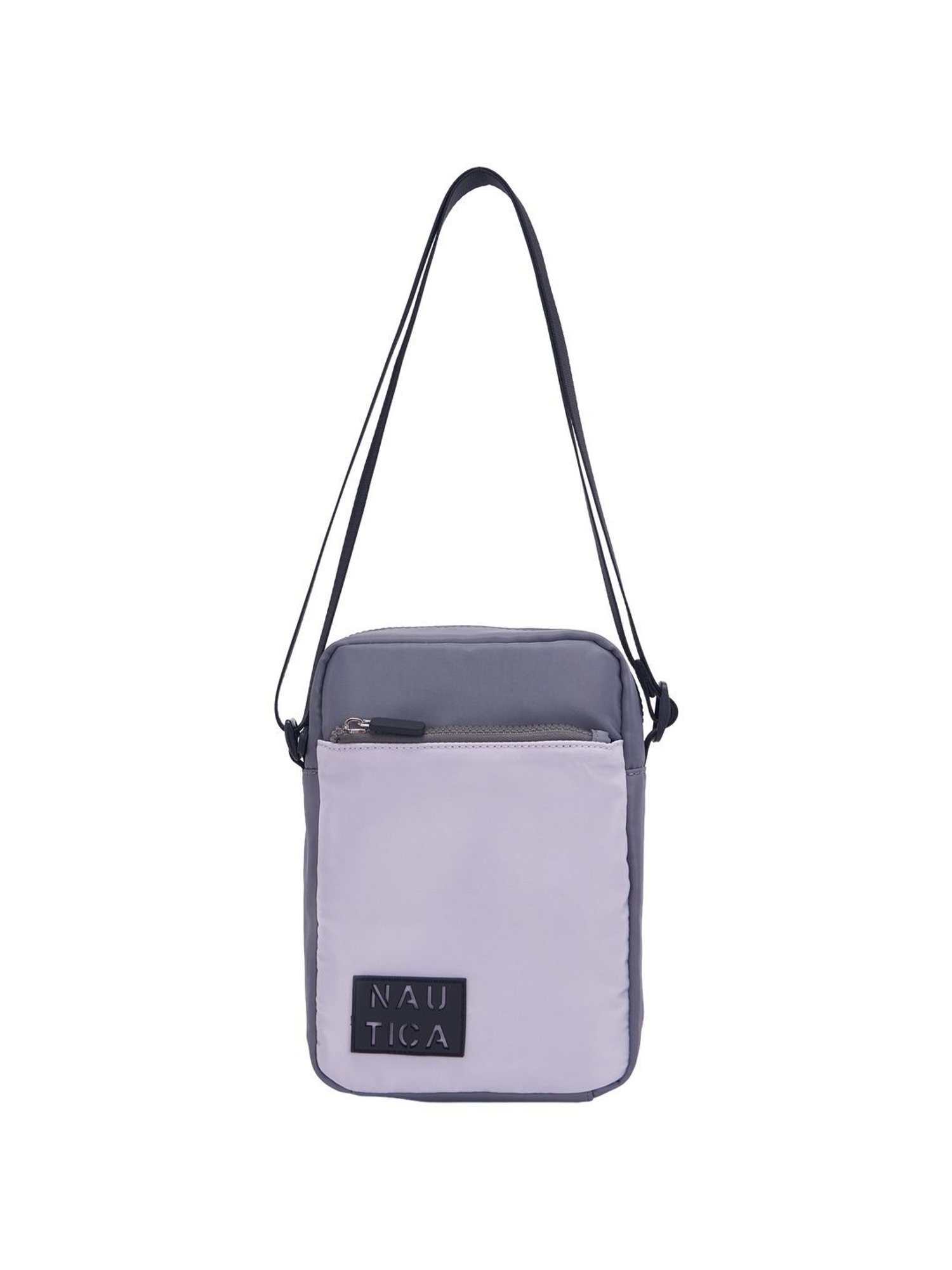Nautica Grey Solid Medium Sling Handbag
