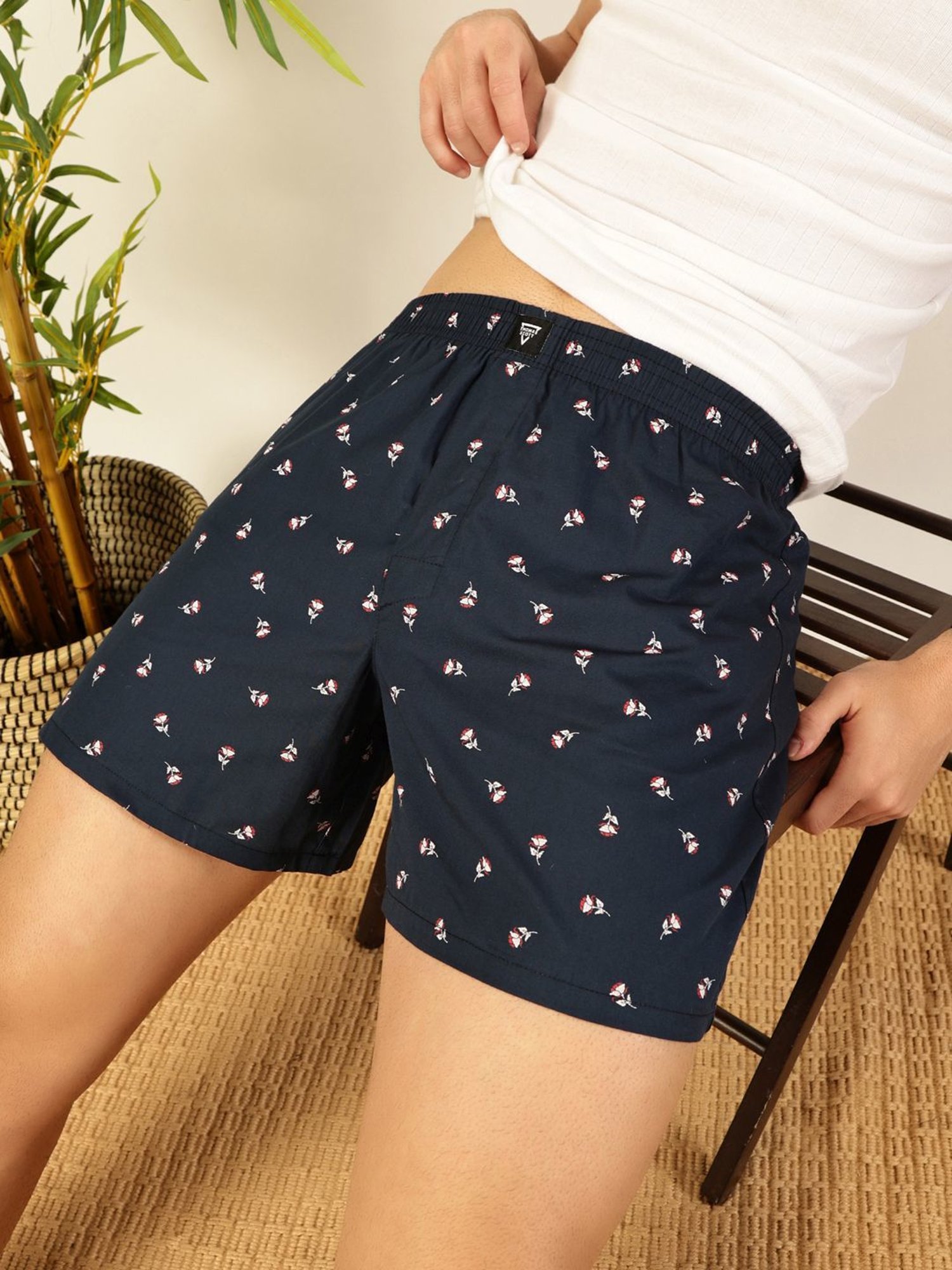 Thomas Scott Multicolored Regular Fit Printed Boxers - Pack Of 2