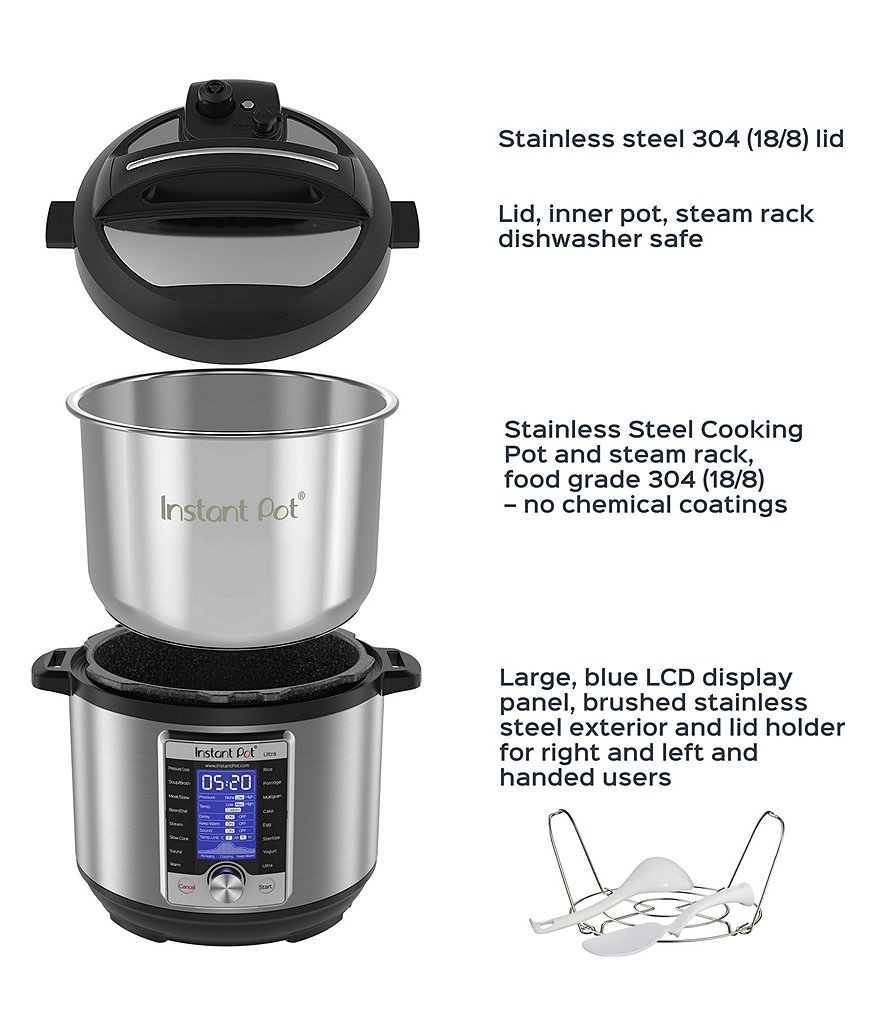 Instant Pot Ultra 10-in-1 Multi-Use Programmable 8qt. Pressure Cooker