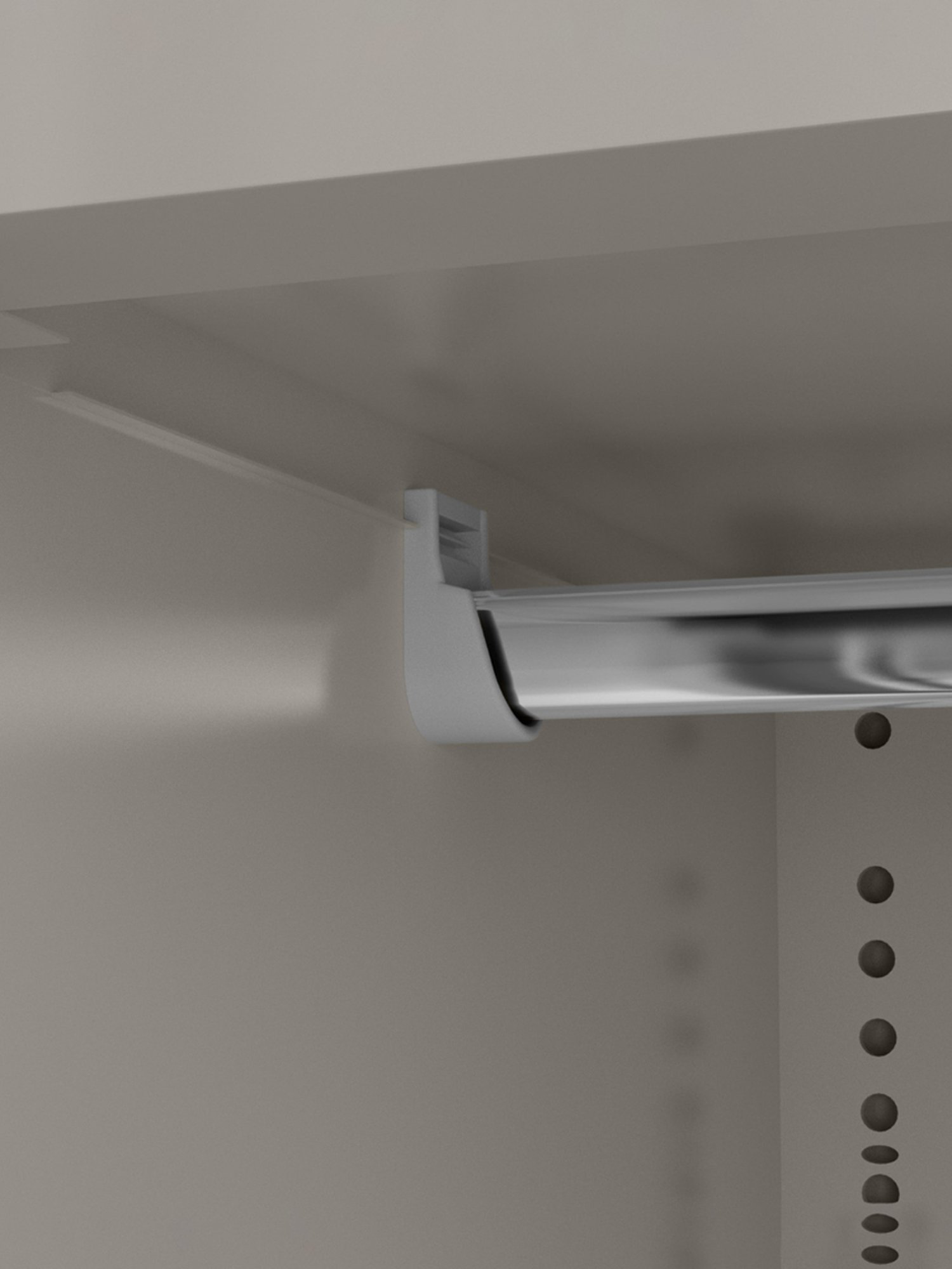 Home Basics 5 Dual Hook Chrome Plated Steel Over the Door Hanging Rack