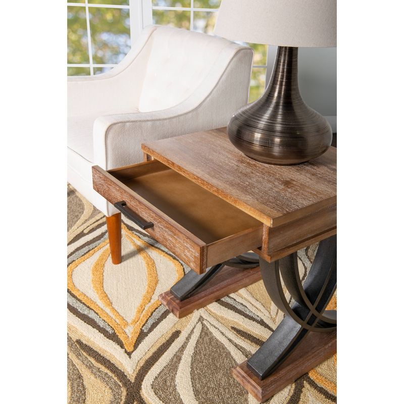 Pearson Side Table Honey - Powell Company
