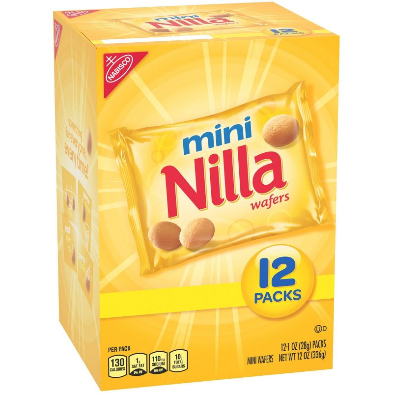 Mini Nilla Wafers Cookies - Munch Pack - 12oz/12ct