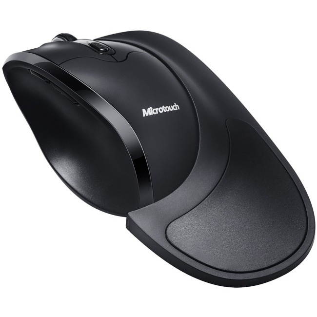 Goldtouch Newtral 3 Medium Black, Right-Handed Wireless Mouse, 6-Button 1600dpi