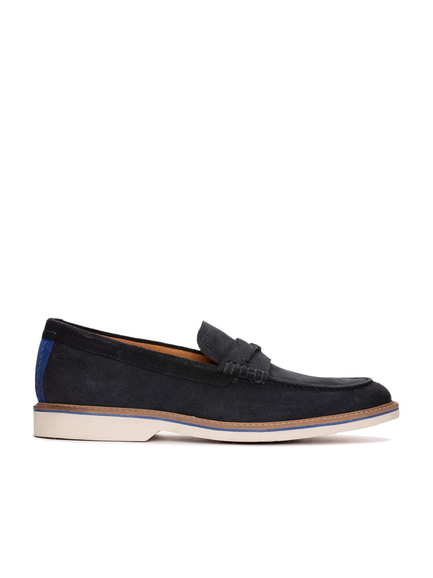 Clarks Men's Atticus LTSlip Navy Loafers