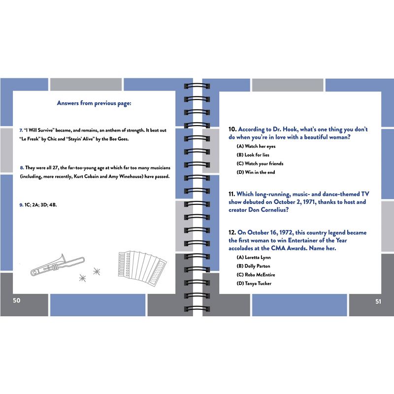 Brain Games Music Trivia Puzzle (Spiral Bound)