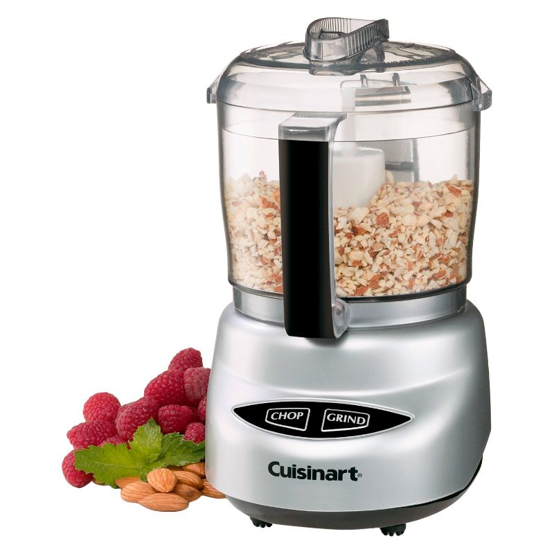 Cuisinart Mini Prep Plus 3 Cup Food Processor - Brushed Chrome - DLC-2ABC