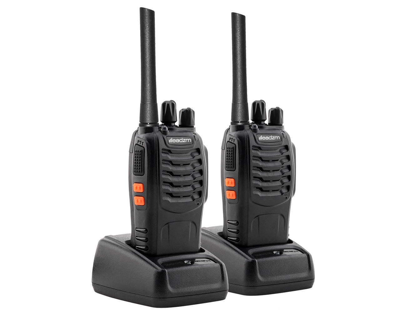 2 Leadzm LE-88A FRS 462-467MHz 16CH Two way Radio Walkie Talkie US Plug