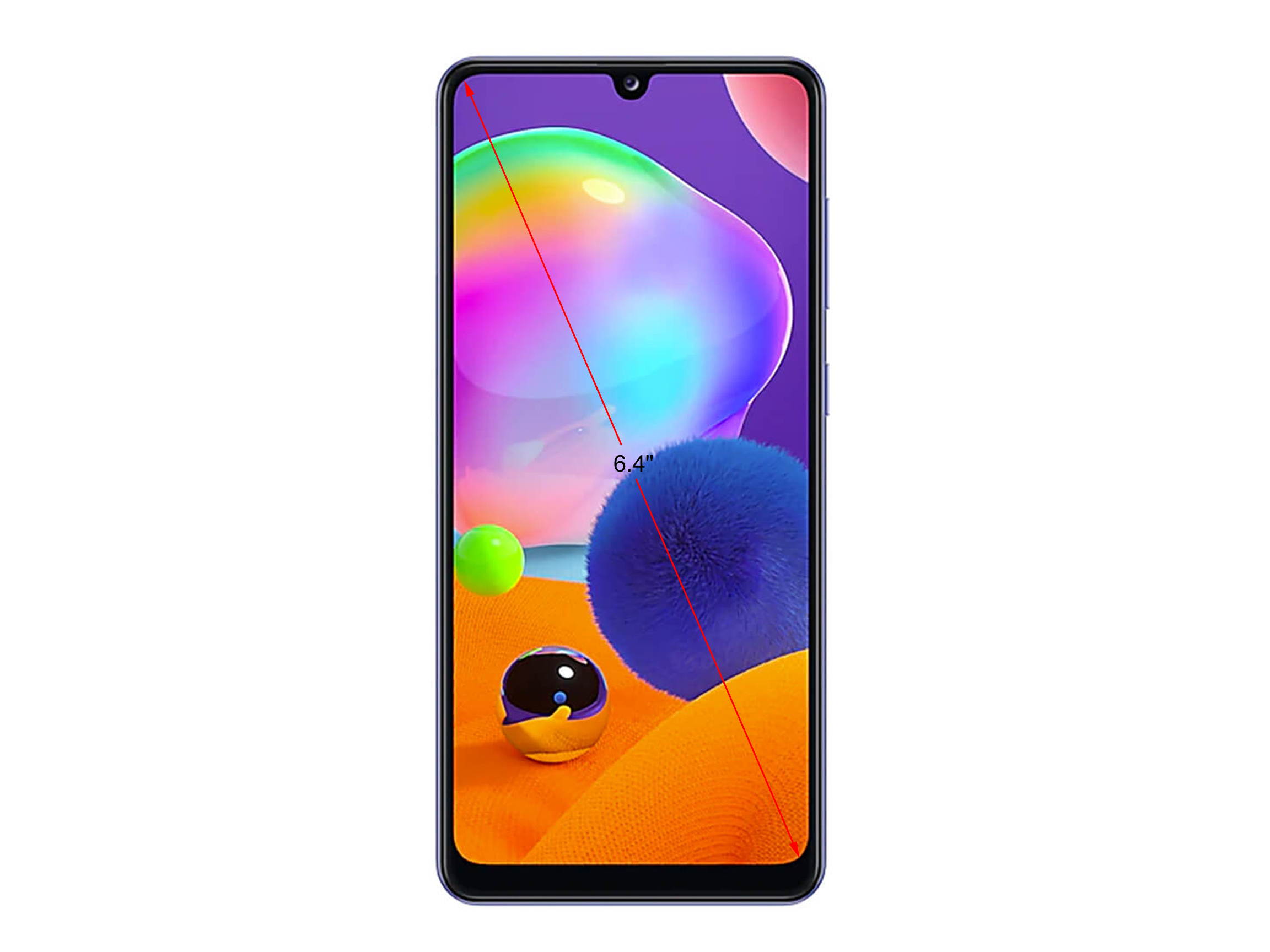 Samsung Galaxy A31 A315G Dual SIM GSM Unlocked Android SmartPhone (International Variant/US Compatible LTE)