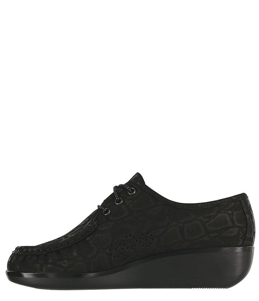 SoftWalk Willis Perforated Suede Platform Oxfords