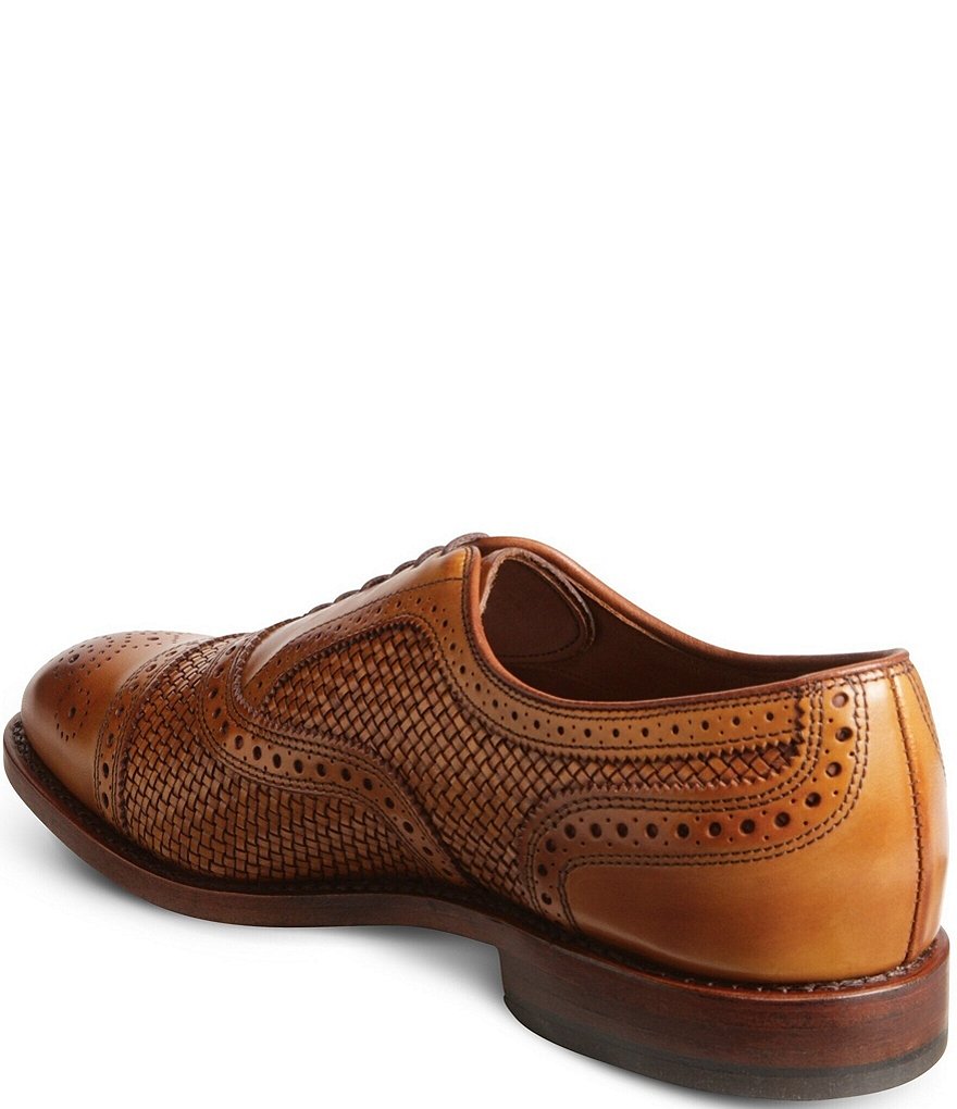 Allen-Edmonds Men's Strand Weave Leather Cap Toe Oxford
