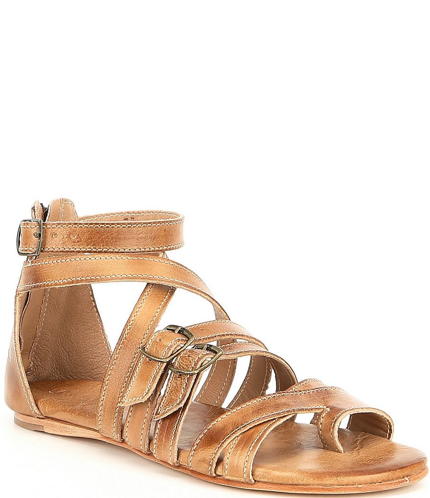 Bed Stu Miya Leather Banded Toe Ring Sandals