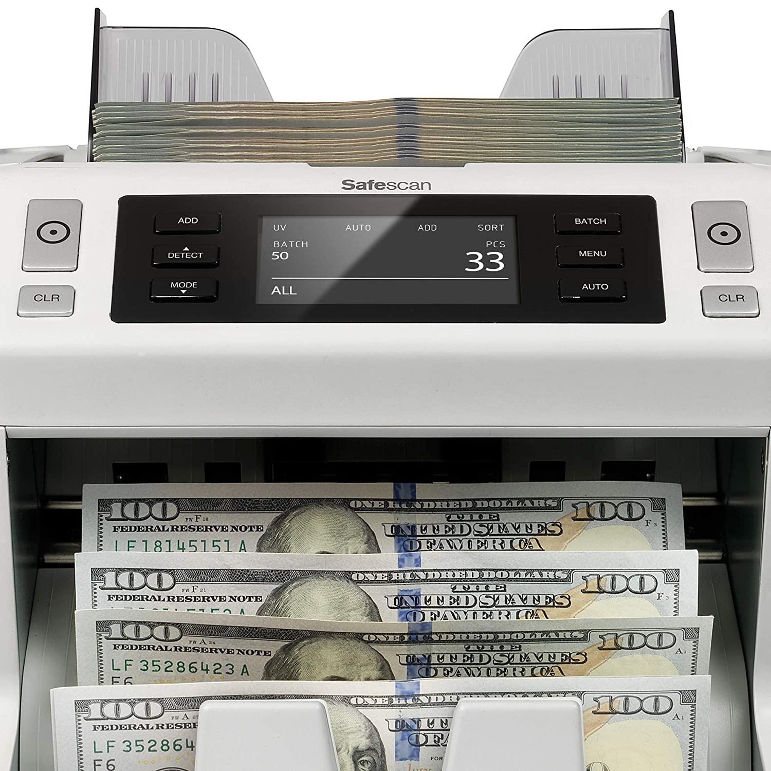 Safescan 2610 - High-Speed bill counter for sorted bills with 2-point counterfeit detection - 112-0506