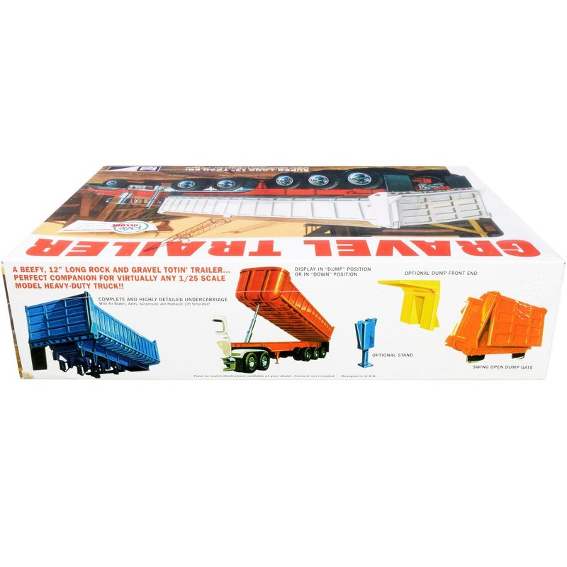 Skill 3 Model Kit Gravel Trailer 1/25 Scale Model by MPC