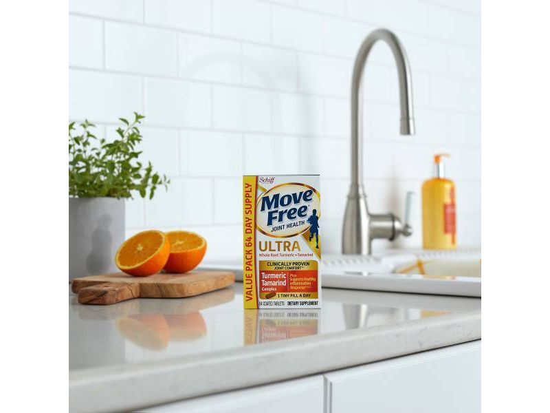 Move Free Ultra Turmeric + Tamarind Complex Tablets with Calcium and Collagen - 64ct