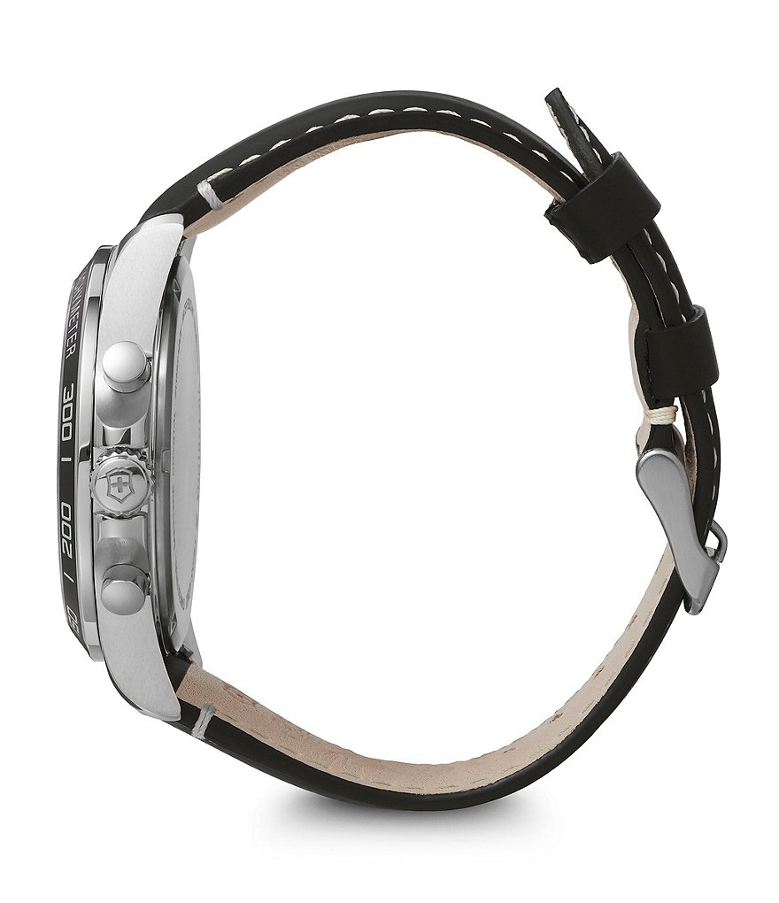 Victorinox Swiss Army Field Force Black Strap Chronograph Watch