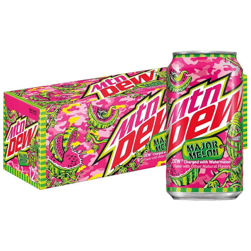 Mountain Dew Major Melon - 12pk/12 fl oz Cans