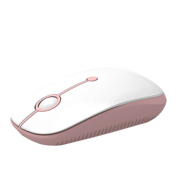Portable Ultra Thin Wireless Gaming Office Mouse with USB Receiver PC Accessory