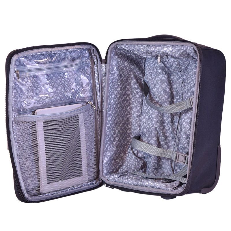 FUL 3pc Hardside Spinner Luggage Set - Metal Chain Swirl