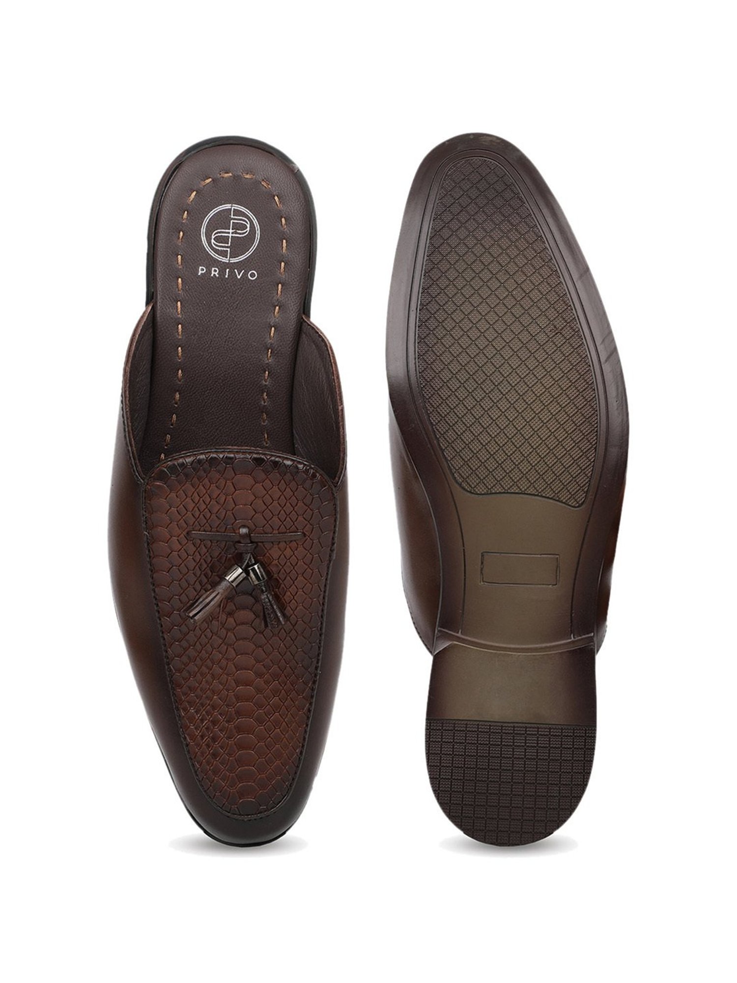 Privo by Inc.5 Men's Brown Mule Shoes