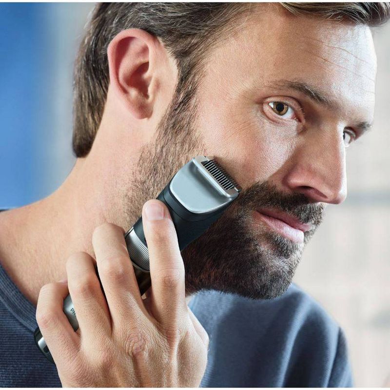 Philips Norelco Series 9000 Beard & Hair Men's Rechargeable Electric Trimmer - BT9810/40