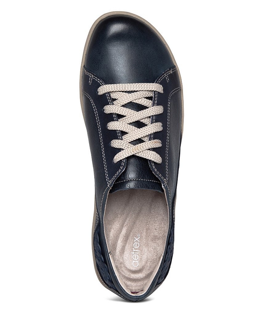 Aetrex Dana Lace Up Leather Oxfords