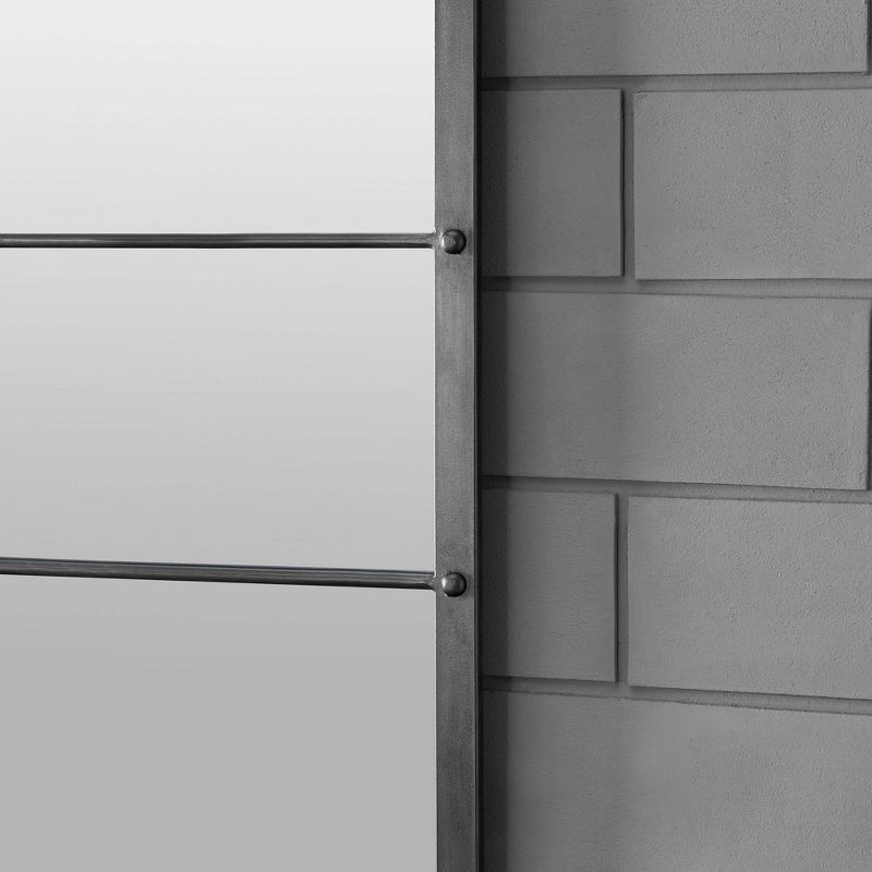 24" x 1" x 38" Homestead Manor Window Mirror Metallic Gray - FirsTime & Co.