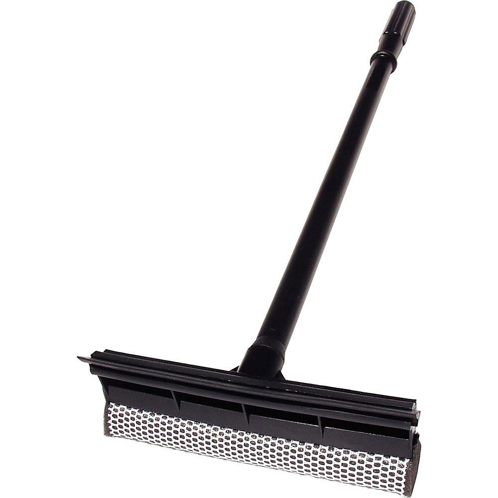 Unger Plastic Squeegee Scrubber 24" Handle Black AUSQ0