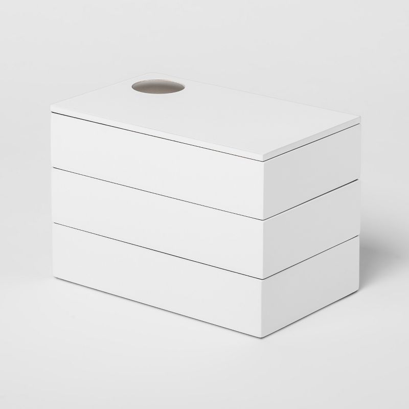 Spindle Jewelry Storage Box White - Umbra