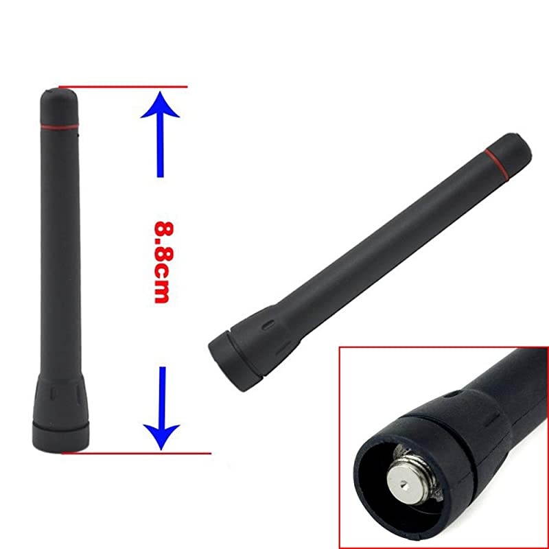 VHF Short Antenna 136-174Mhz for Radio ICOM Walkie Talkie F11 F16 FA-SC55V IC-F33 IC-F3 IC-F30 IC-F70 IC-F14 F70T F70S F33GS F3011 F3161 F3021 F3101
