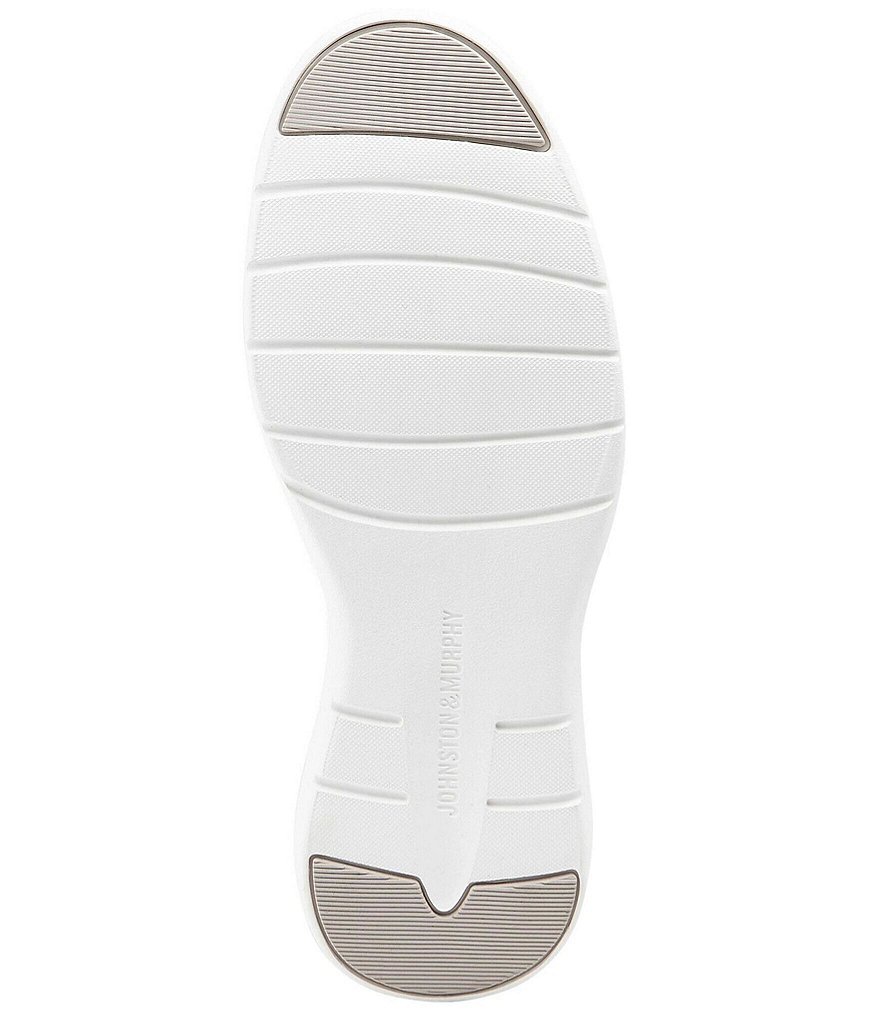 Johnston & Murphy Emery Leopard Print Hair Calf Leather Double Gore Slip-On Sneakers