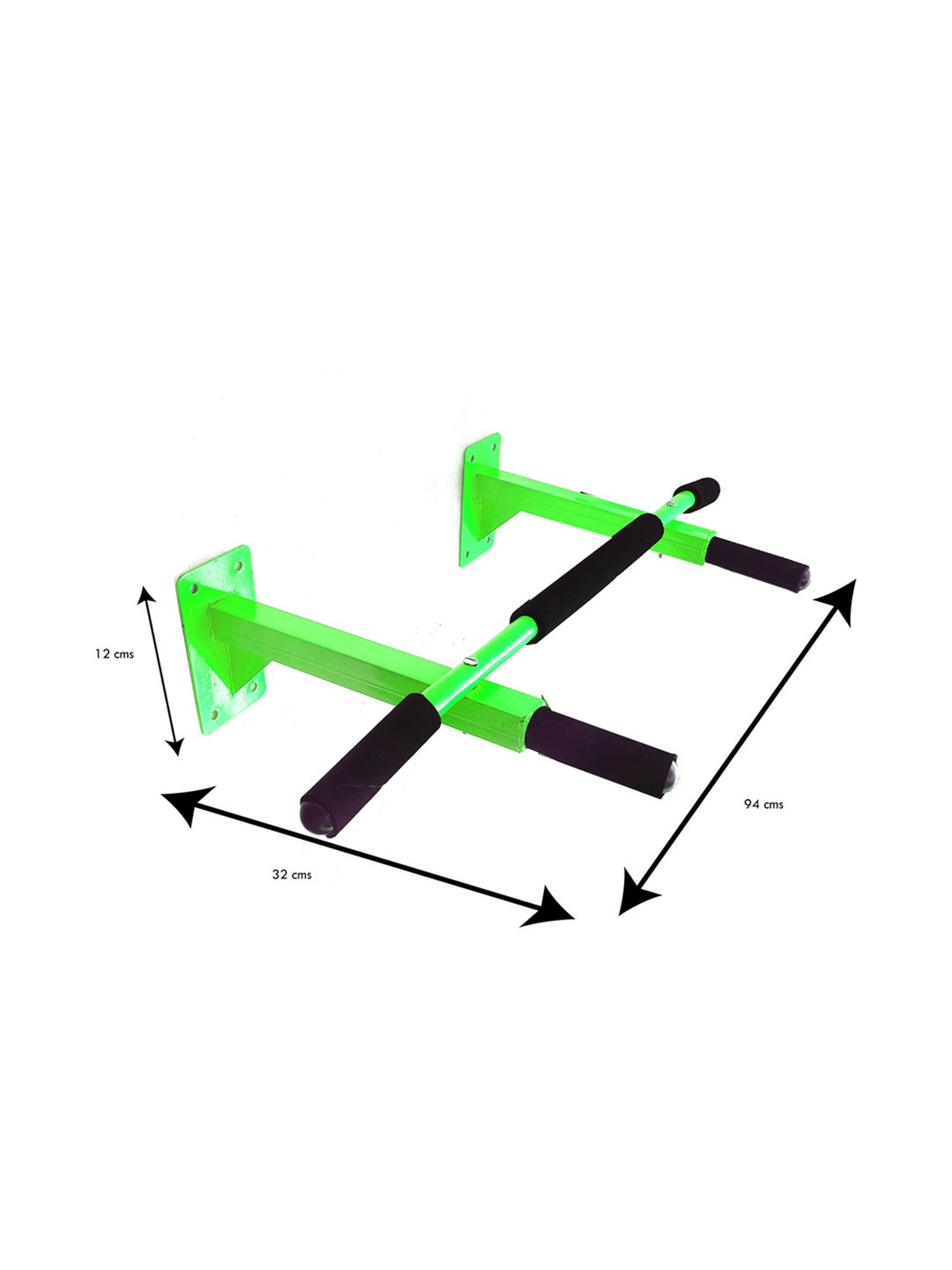 Protoner Wall Moutning Chinup Bar (Green) Size - 93x19x12