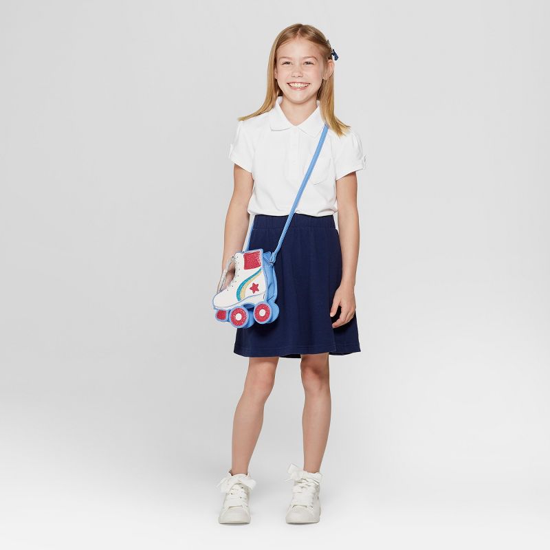 A Little Fable Kids Multicolor Solid Skirt