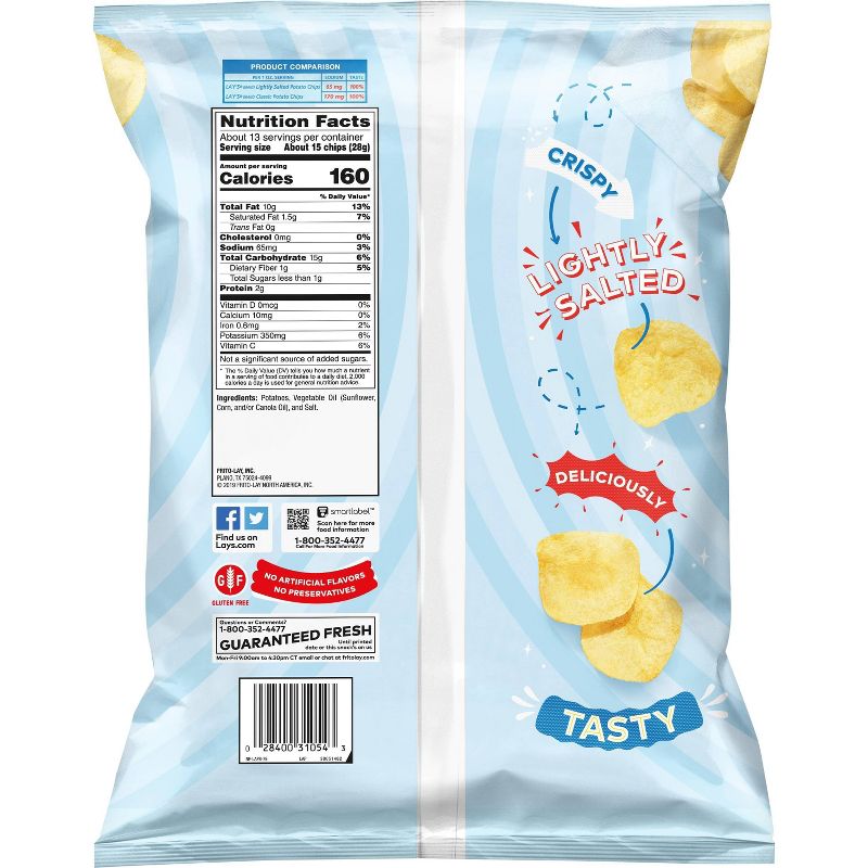Lays Lightly Salted - 12.5oz