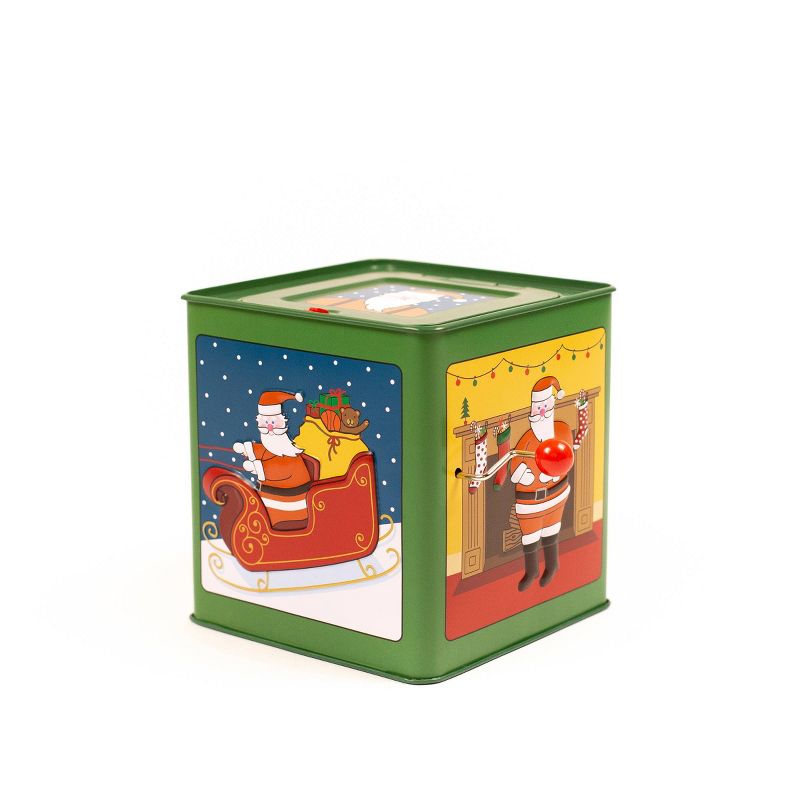 'Santa Jack-in-the-Box' Bouncing Spring Toy