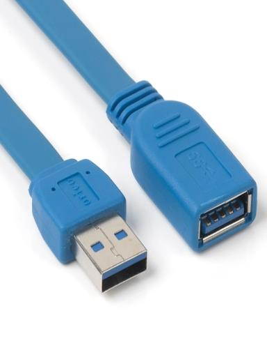 Multi-Shielded USB 3.0 A-Male to A-Female active extension cable & Gold-plated connect