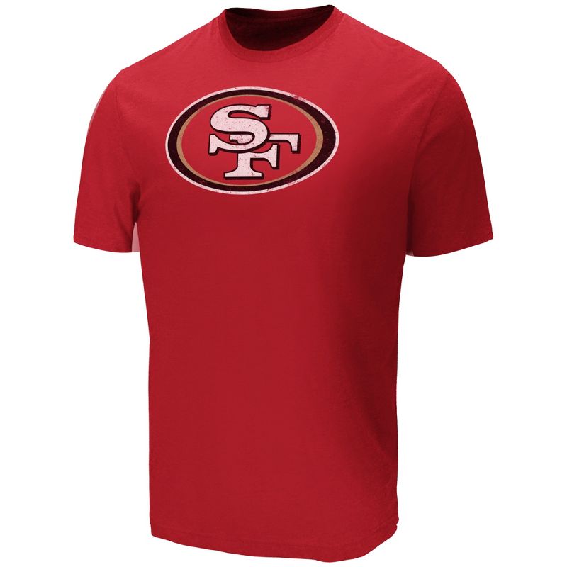 NFL San Francisco 49ers Men's Target Sueded Cotton T-Shirt L