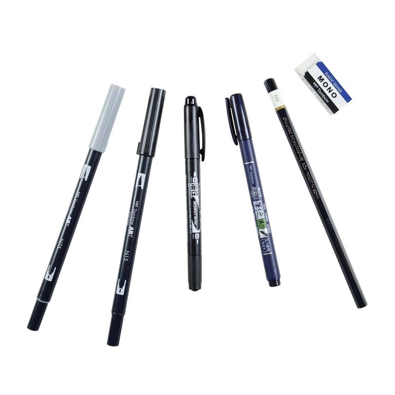 6pc Beginner Lettering Set - Tombow